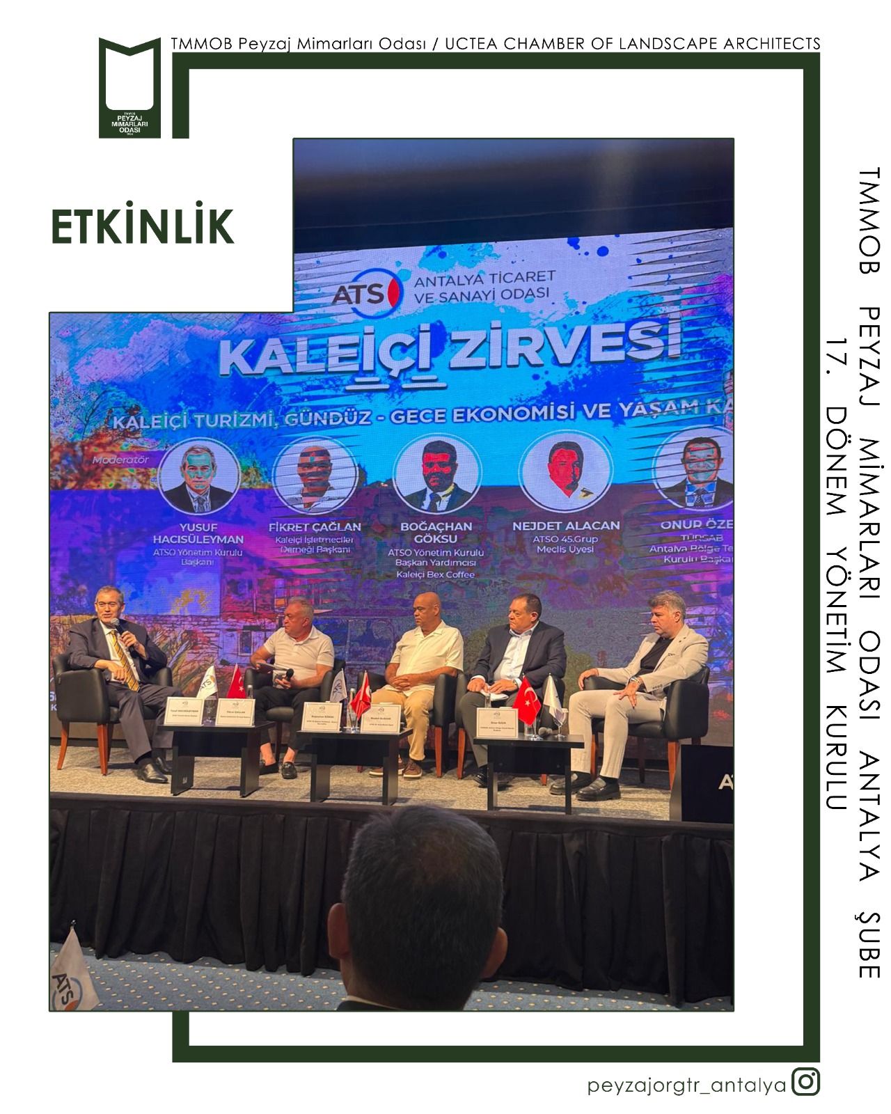 ANTALYA TİCARET VE SANAYİ ODASI - KALEİÇİ ZİRVESİ TOPLANTISI