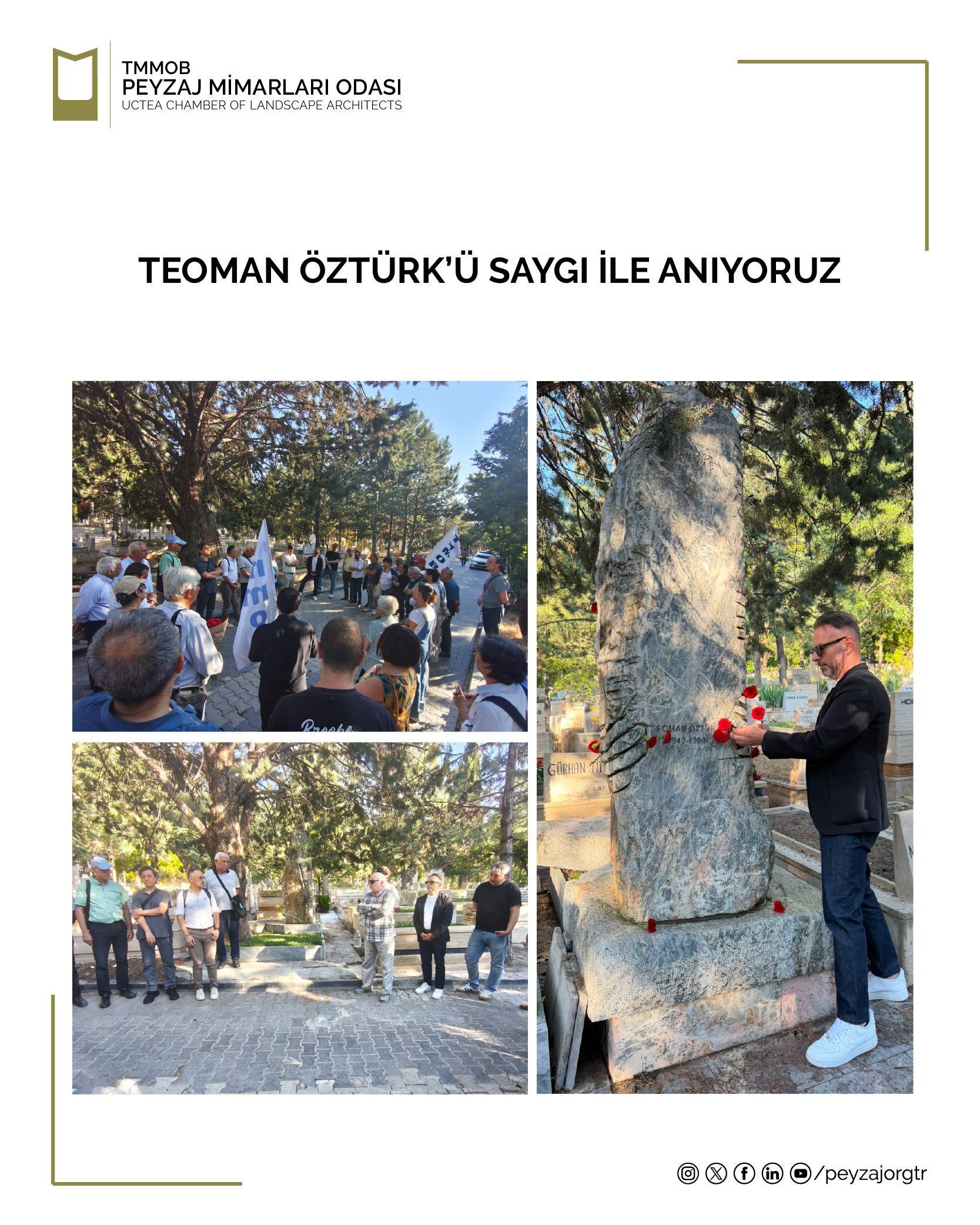 TEOMAN ÖZTÜRK’Ü SAYGI İLE ANIYORUZ