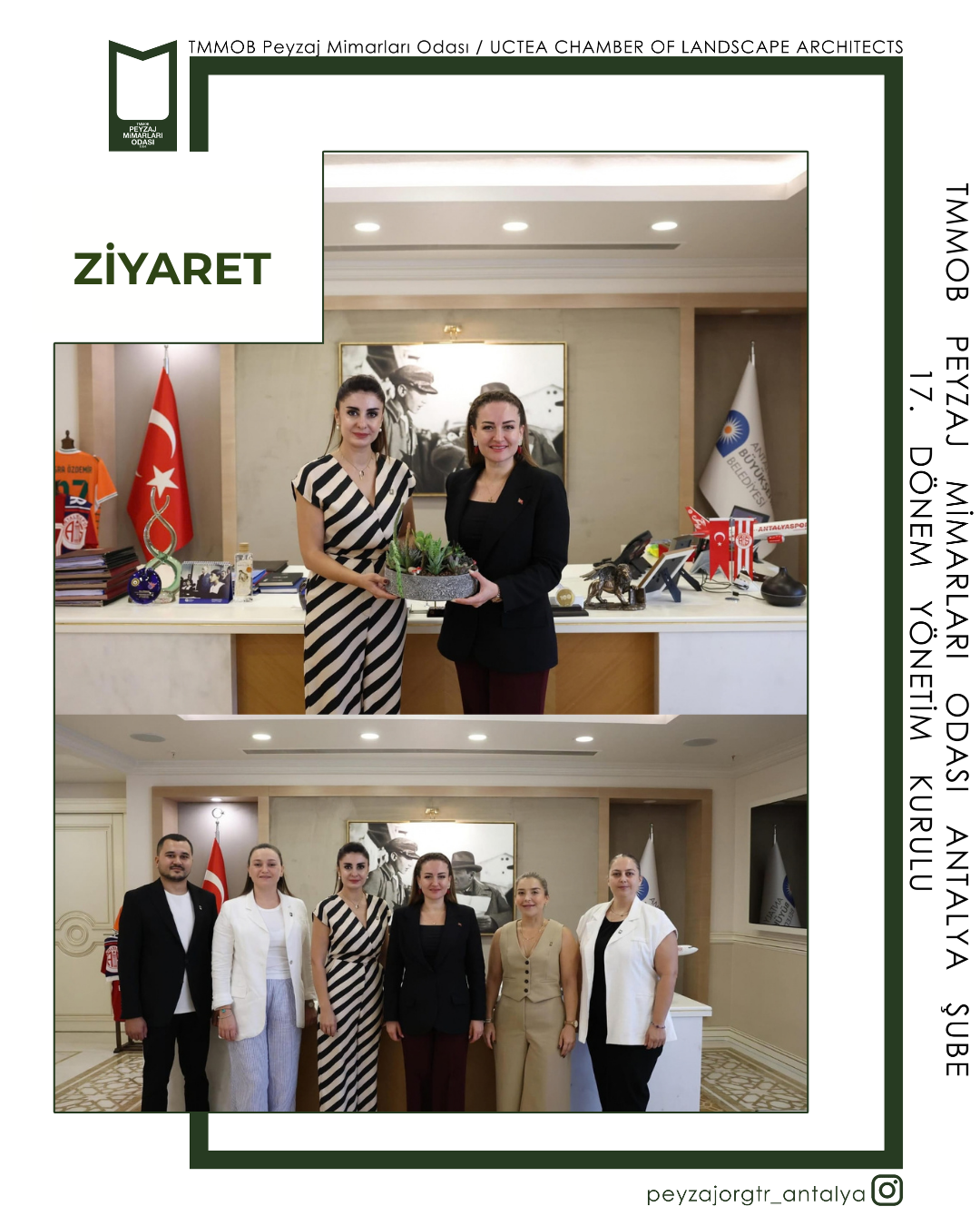ANTALYA BÜYÜKŞEHİR BELEDİYE BAŞKANI SN.AV.BÜŞRA ÖZDEMİR ZİYARETİ