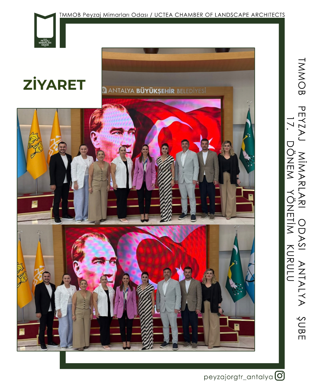 ANTALYA BÜYÜKŞEHİR BELEDİYESİNDE MAKAM ZİYARETLERİ GERÇEKLEŞTİRDİK