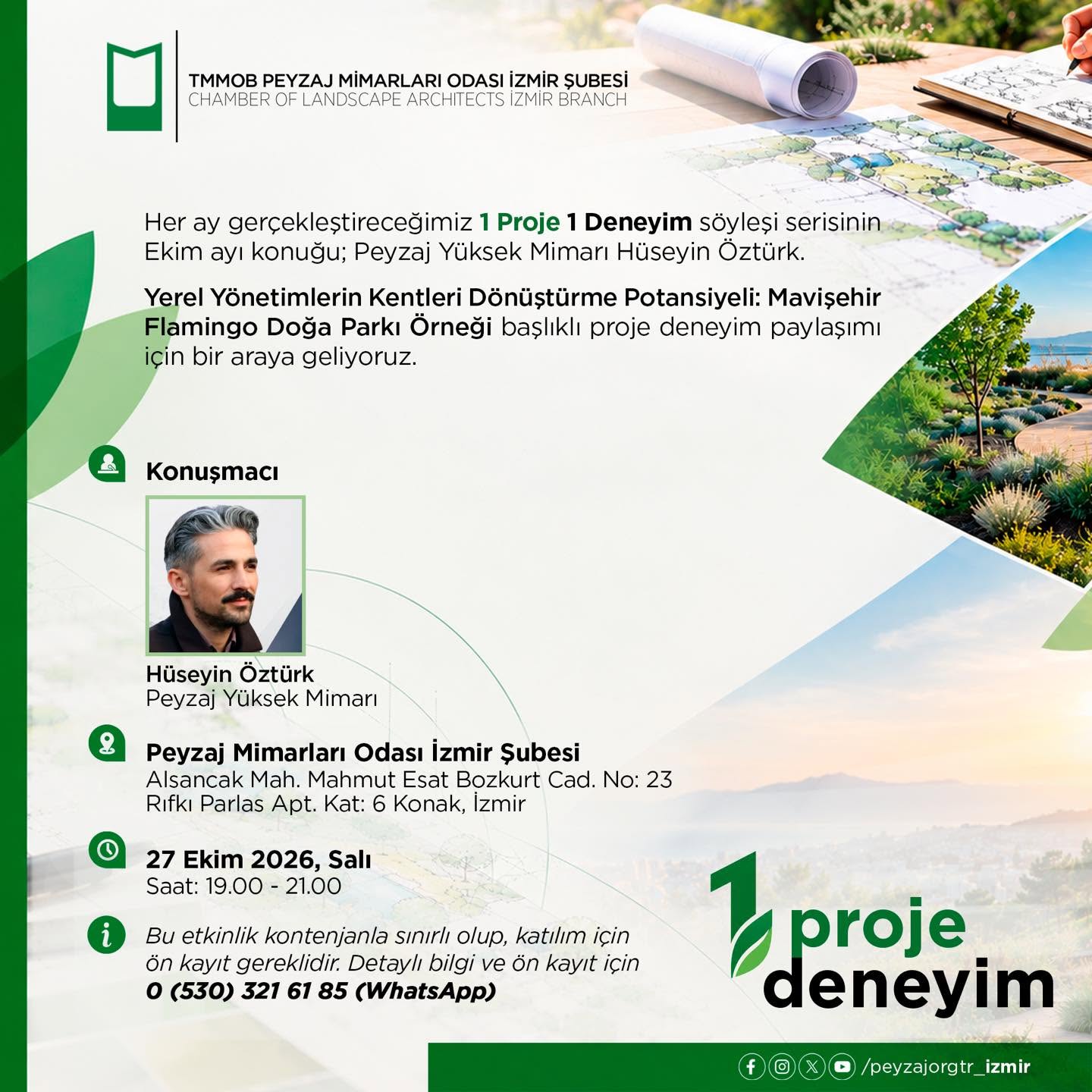 SÖYLEŞİ SERİSİ: 1 PROJE 1 DENEYİM (EKİM'26)