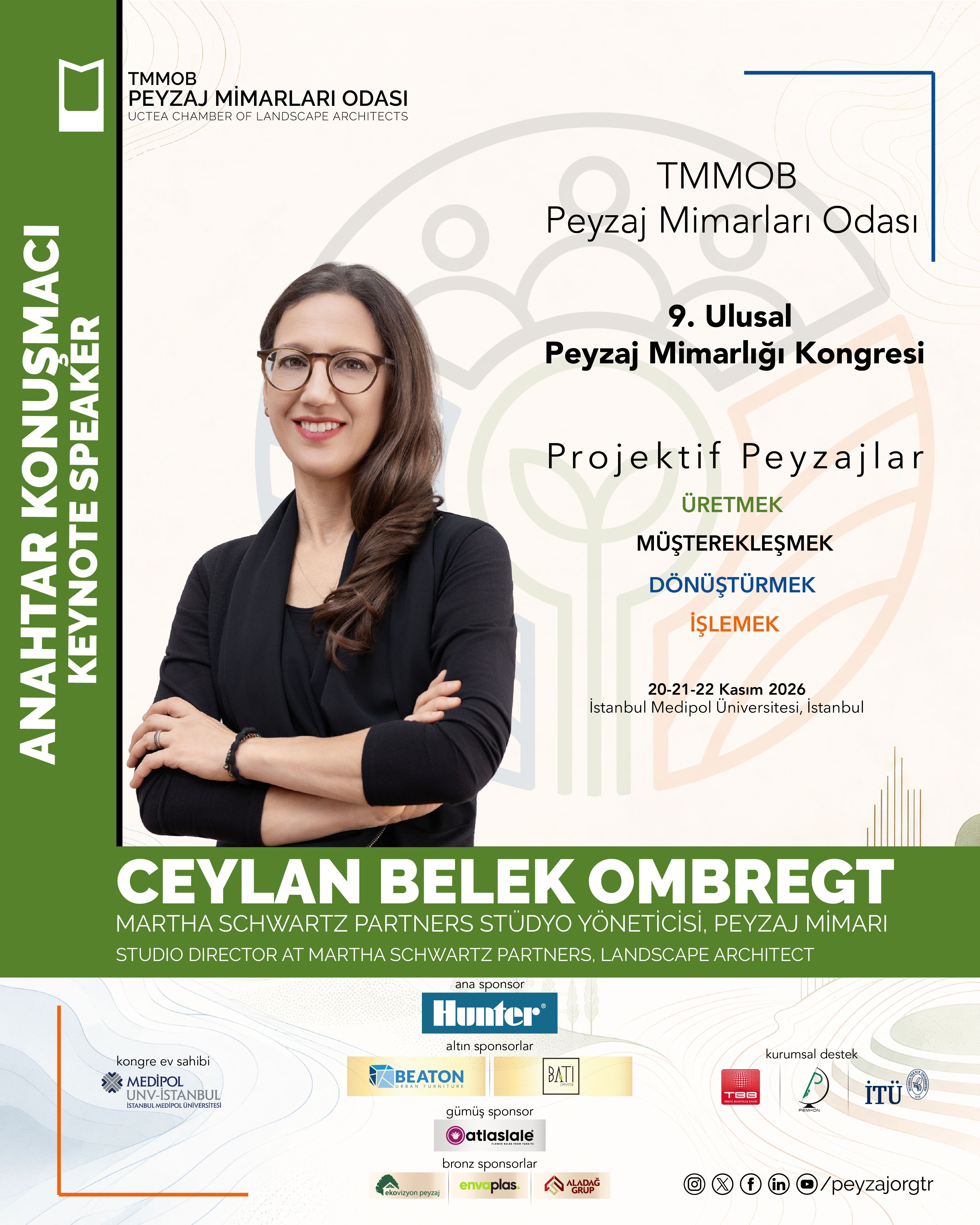 KONGRE | CEYLAN BELEK OMBREGT– ANAHTAR KONUŞMACI