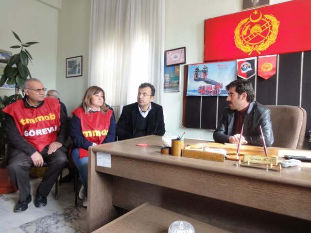 ODAMIZ TMMOB YÜRÜTME KURULU ÜYESİ AYŞEGÜL ORUÇKAPTAN TMMOB HEYETİ İLE VAN’DA…