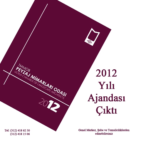 2012 YILI AJANDASI ÇIKMIŞTIR. 