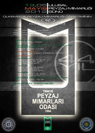 13 MAYIS ULUSAL PEYZAJ MİMARLIĞI GÜNÜ KUTLAMA ETKİNLİKLERİ

