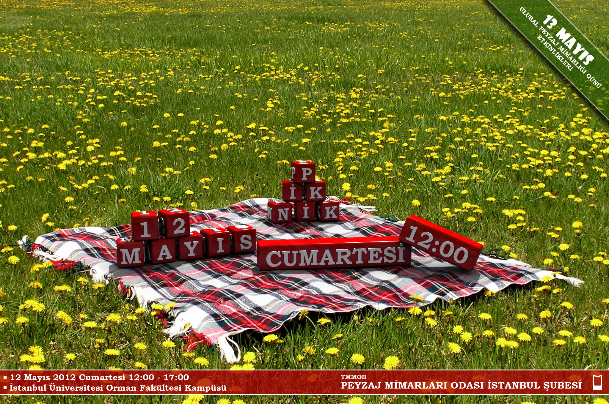 PİKNİK- 13 MAYIS ULUSAL PEYZAJ MİMARLIĞI GÜNÜ`NÜ ÜYELERİMİZLE BERABER KUTLUYORUZ