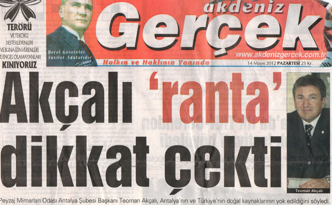 13 MAYIS ULUSAL PEYZAJ MİMARLIĞI GÜNÜ BASIN AÇIKLAMAMIZ