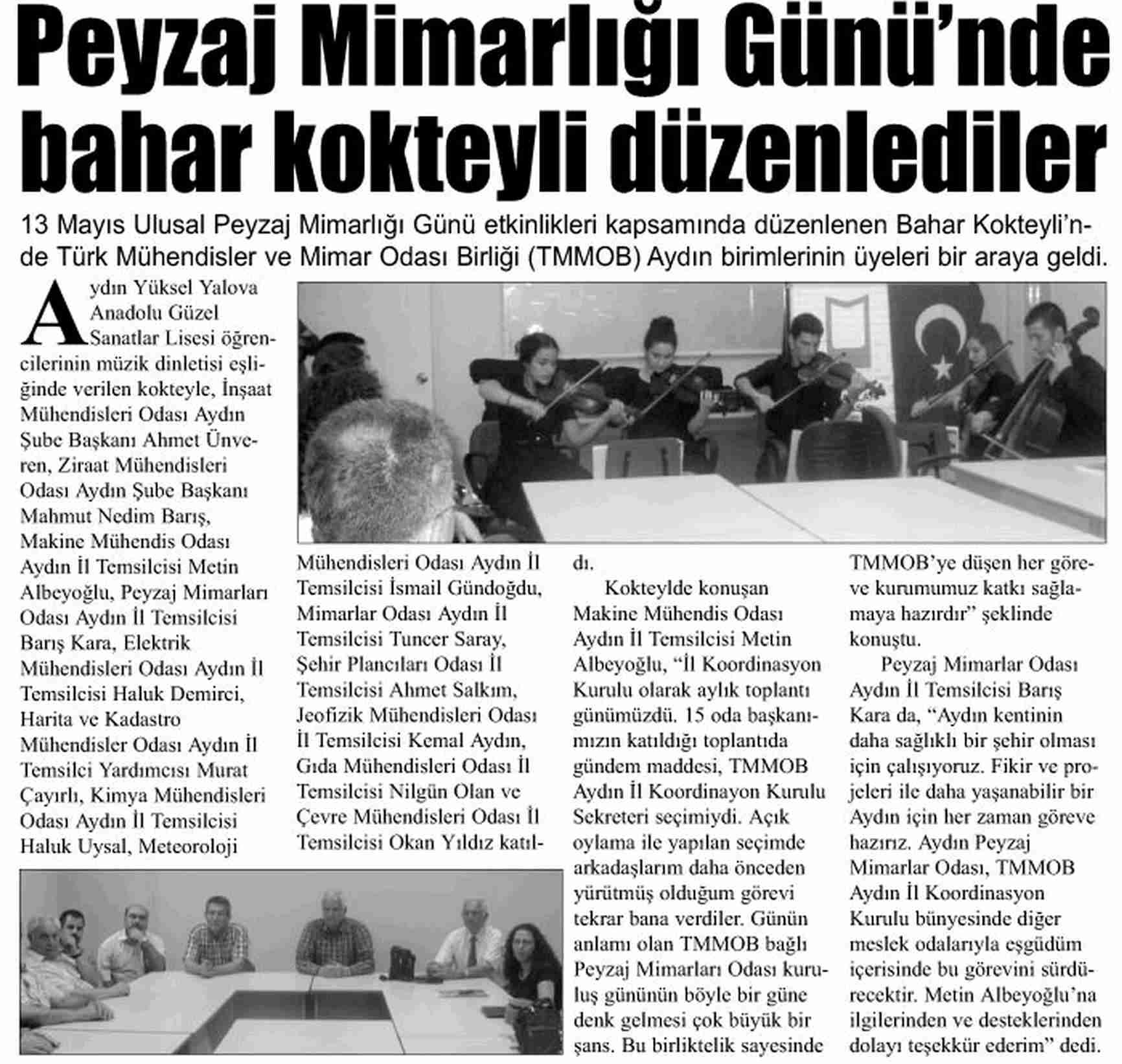 AYDIN İL TEMSİLCİLİĞ KUTLAMALARI BASINDA GENİŞ YER ALDI