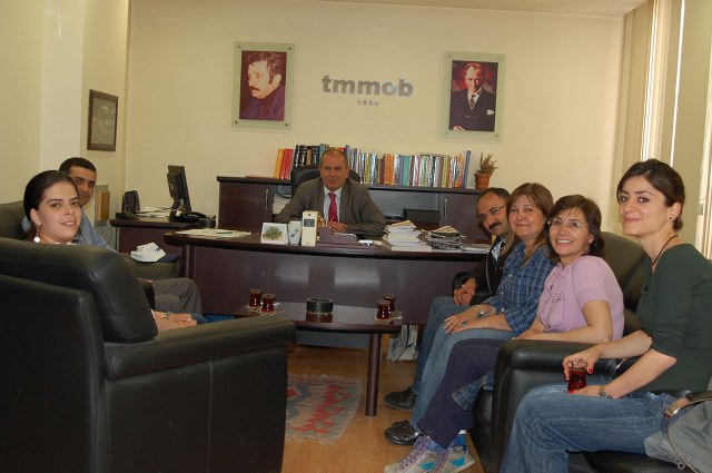 ODA YÖNETİM KURULUMUZ TMMOB YÖNETİM KURULUNU ZİYARET ETTİ