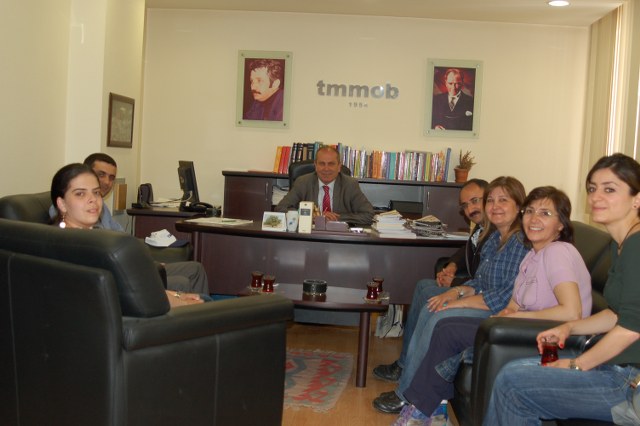 ODA YÖNETİM KURULUMUZ TMMOB YÖNETİM KURULUNU ZİYARET ETTİ