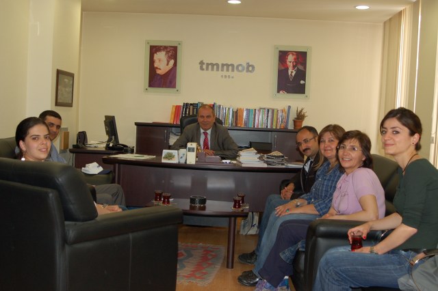 ODA YÖNETİM KURULUMUZ TMMOB YÖNETİM KURULUNU ZİYARET ETTİ