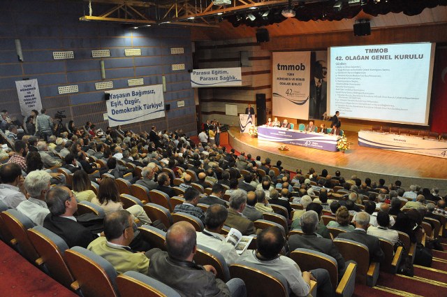 TMMOB 42.GENEL KURULU GERÇEKLEŞTİRİLDİ