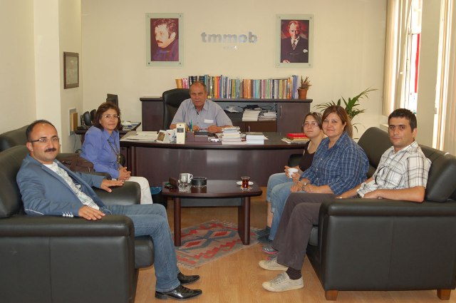 ODA YÖNETİM KURULUMUZ TMMOB 42.DÖNEM YÖNETİM KURULU`NU ZİYARET ETTİ