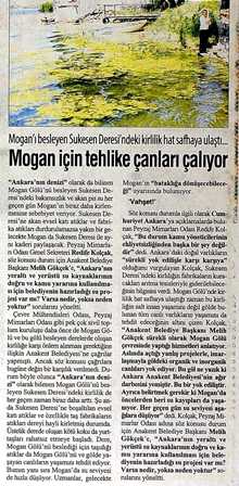 MOGAN`DA TEHLİKE ÇANLARI-CUMHURİYET ANKARA. 01.09.2012
