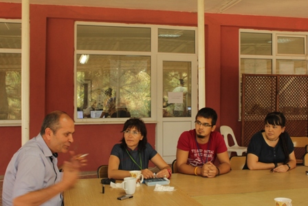 TMMOB BAŞKANI MEHMET SOĞANCI PMOGENÇ ÇANAKKALE YAZ KAMPINI ZİYARET ETTİ.