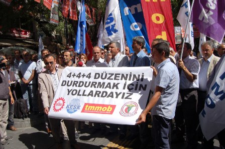 TMMOB 4+4+4 KESİNTİLİ EĞİTİME "ÜLKESİNİN OKUMUŞ ÇOCUKLARININ " İTİRAZI VAR
