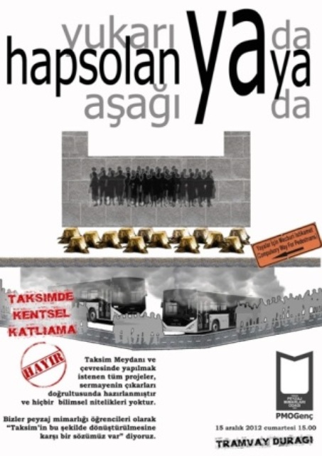 İSTANBUL PMOGENÇ TAKSİM`E SAHİP ÇIKIYOR