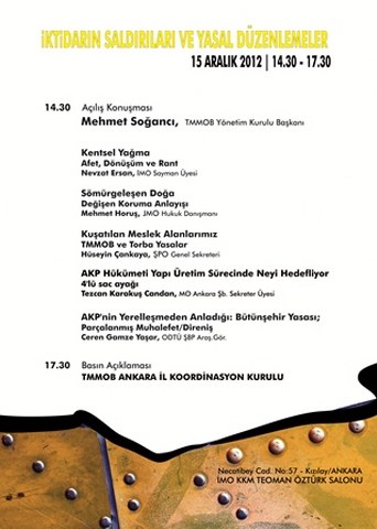 "İKTİDARIN SALDIRILARI VE YASAL DÜZENLEMELER" PANELİ