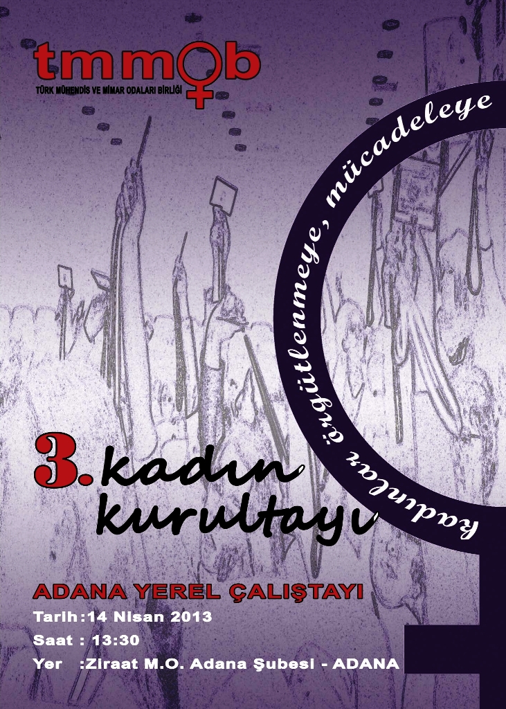 TMMOB 3. KADIN KURULTAYI "ADANA YEREL KURULTAYI"