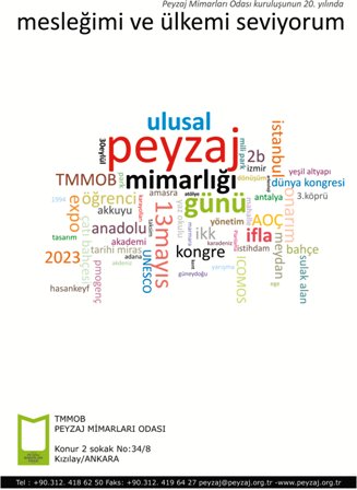 13 MAYIS ULUSAL PEYZAJ MİMARLIĞI GÜNÜ ŞUBEMİZDE KUTLANIYOR