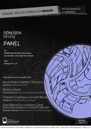 PEYZAJ MİMARLIĞI 5.KONGRESİ/KONGRE ÖNCESİ ETKİNLİKLER - MERSİN 