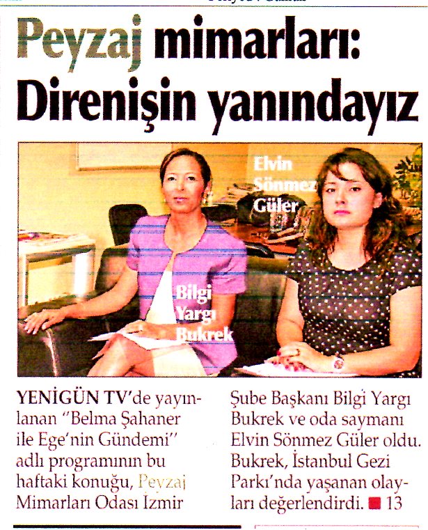 PEYZAJ MİMARLARI: DİRENİŞİN YANINDAYIZ