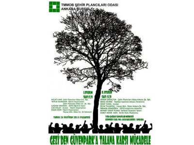 GEZİ`DEN GÜVENPARK`A TALANA KARŞI MÜCADELE