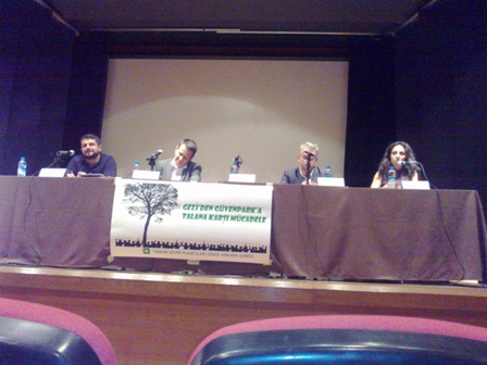 ``GEZİ`DEN GÜVENPARK`A TALANA KARŞI MÜCADELE`` PANELİ ANKARA`DA GERÇEKLEŞTİRİLDİ