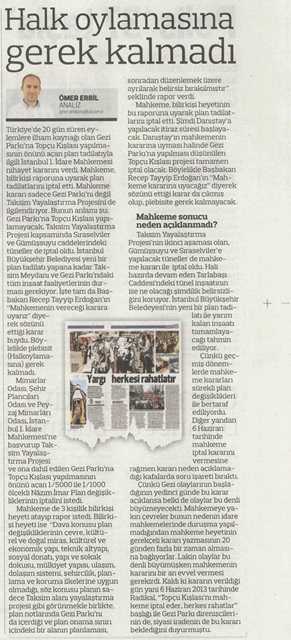 HALK OYLAMASINA GEREK KALMADI - RADİKAL