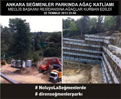 ANKARA HAFTAYA AĞAÇ KESİM SESLERİ İLE UYANDI