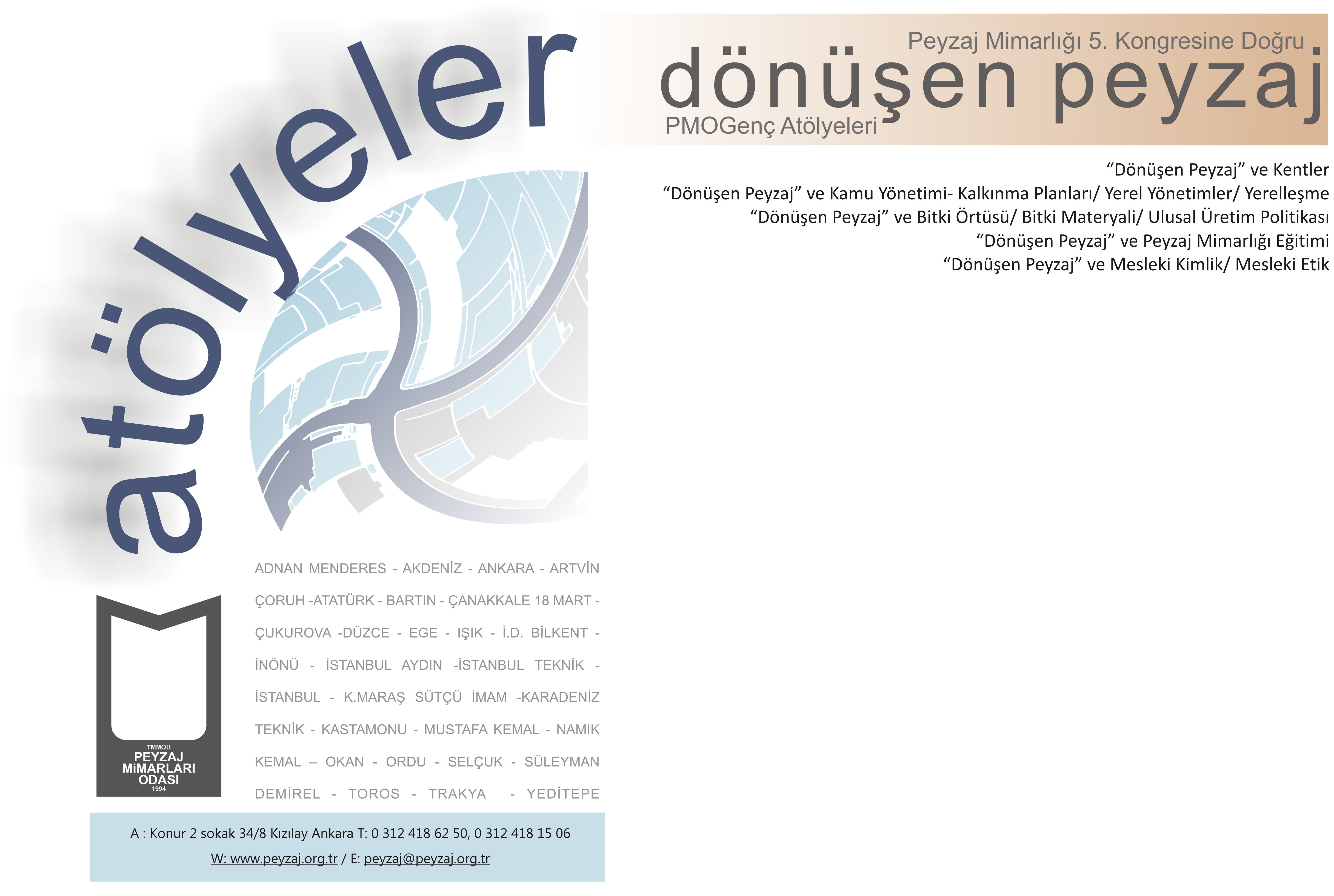 PMOGENÇ`E ÇAĞRI...5. KONGRE ÖĞRENCİ ATÖLYESİNE HAZIRLIK SÜRECİNİ ÖRGÜTLÜYORUZ