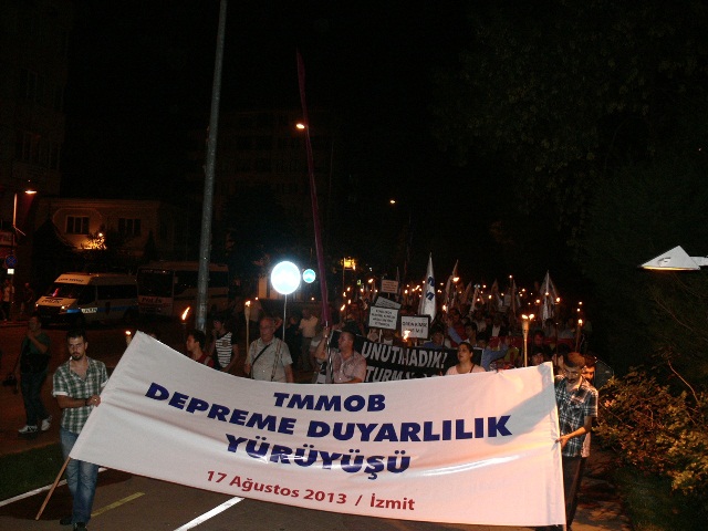 TMMOB DEPREMİN 14. YILINDA KOCAELİ’NDEYDİ…