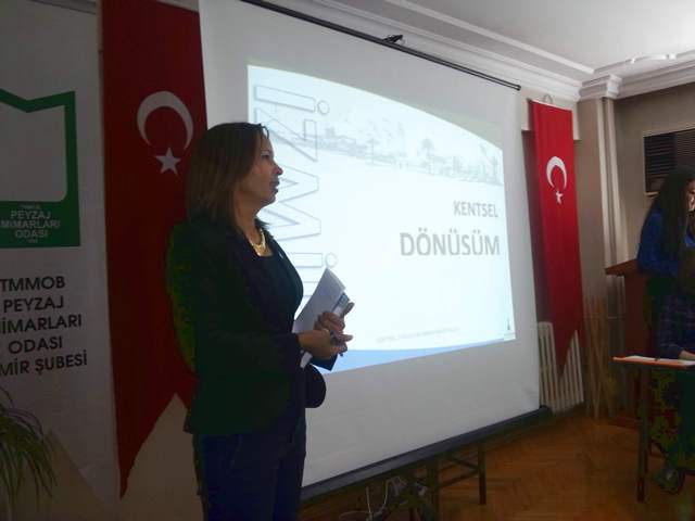 PEYZAJ MİMARLIĞI 5. KONGRE ÖNCESİ ETKİNLİĞİ (İZMİR ŞUBE)
İZMİR BÜYÜKŞEHİR BELEDİYESİ KENTSEL DÖNÜŞÜM PROJELERİ
