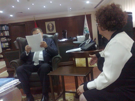 ODA YÖNETİM KURULUMUZ ORMAN VE SU BAKANI SAYIN VEYSEL EROĞLU İLE GÖRÜŞMELERDE BULUNDU