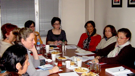 TMMOB İKK KADIN ÇALIŞMA GRUBU ŞUBAT AYI TOPLANTISI ŞUBEMİZDE GERÇEKLEŞTİRİLDİ