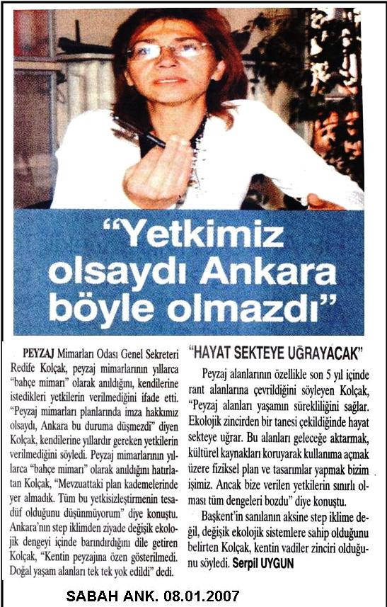 SABAH ANKARA 08.01.2008 "YETKİMİZ OLSAYDI ANKARA BÖYLE OLMAZDI"