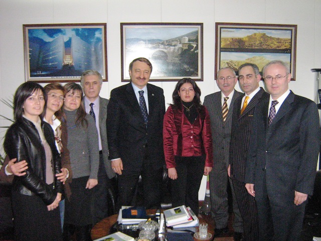 BAYINDIRLIK VE İSKAN BAKANI SN ÖZAK İLE MAKAMINDA BİRARAYA GELDİK