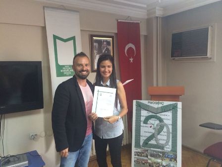 PMOGENÇ ÖĞRENCİLERİNE TEŞEKKÜR BELGESİ VERİLDİ.
