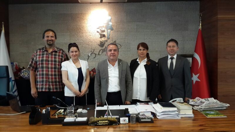 KONYAALTI BELEDİYE BAŞKANI MÜHİTTİN BÖCEK , ŞUBE YÖNETİM KURULUMUZU MAKAMINDA KABUL ETTİ. 