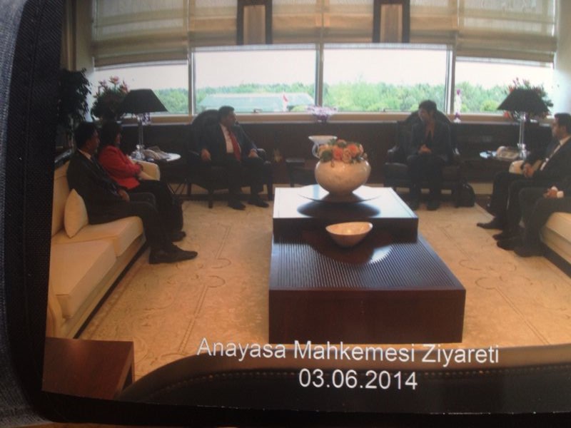 ANAYASA MAHKEMESİ BAŞKANI SN. HAŞİM KILIÇ`LA GÖRÜŞTÜK.