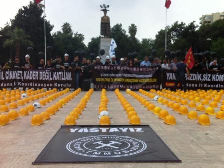 SOMA MADENCİLERİ ADANA’DA ANILDI
