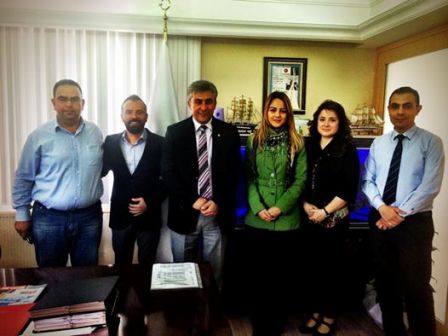 GÜZELBAHÇE BELEDİYE BAŞKANI MUSTAFA İNCE`Yİ MAKAMINDA ZİYARET ETTİK.