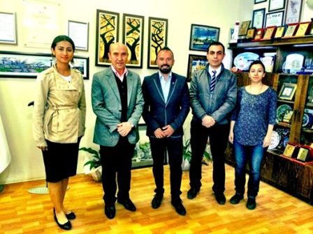 SEFERİHİSAR BELEDİYE BAŞKANI TUNÇ SOYER`İ MAKAMINDA ZİYARET ETTİK.