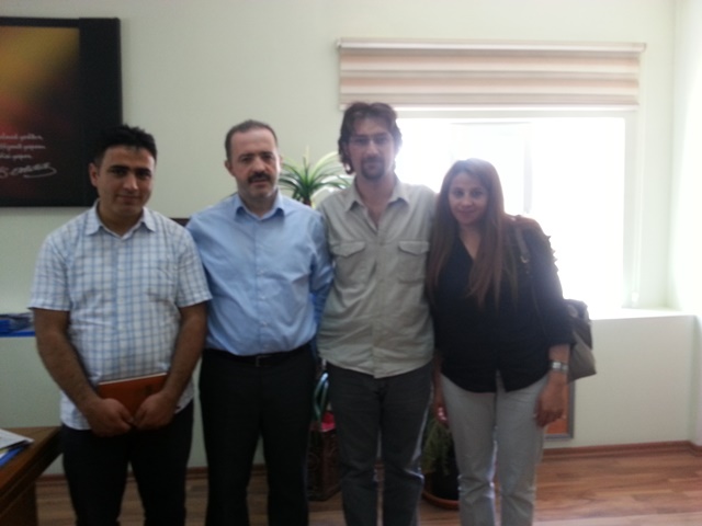 VAN İL TEMSİLCİLİĞİ TUŞBA BELEDİYE BAŞKANI`NI ZİYARET ETTİ