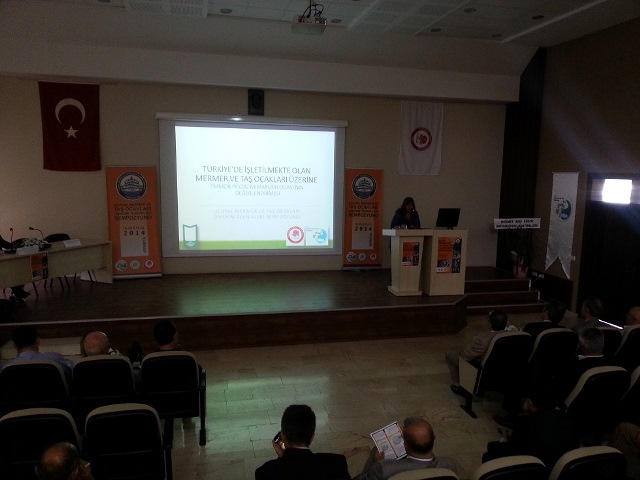 ULUSAL MERMER VE TAŞ OCAKLARI ONARIM TEKNİKLERİ SEMPOZYUMUNA KATILDIK.