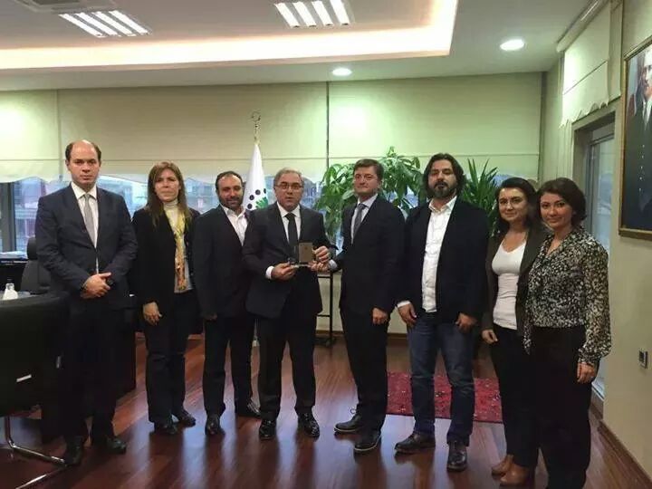 TOKİ BAŞKANI SN. M. ERGÜN TURAN İSTANBUL GENEL MERKEZİNDE  ZİYARET EDİLDİ. 