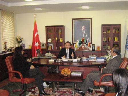 SEYHAN BELEDİYE BAŞKANI PROF. DR. AZİM ÖZTÜRK'Ü ZİYARET