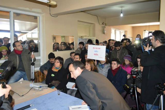 DİPLOMATİK OTEL PROJESİNİN ÇED RAPORU İÇİN HALKIN KATILIMI TOPLANTISINDA İDİK