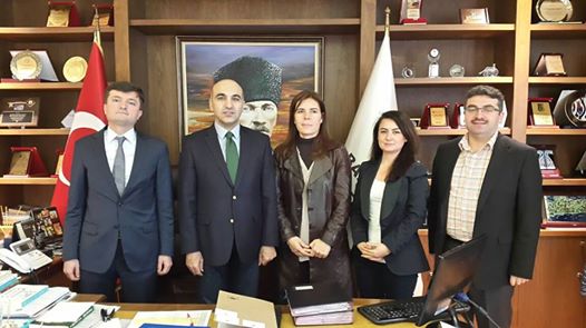 T.C. BAKIRKÖY BELEDİYE BAŞKANI SN. BÜLENT KERİMOĞLU 19.01.2015 TARİHİNDE MAKAMINDA ZİYARET EDİLDİ.