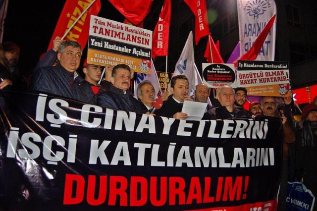 40 KENTTEN ORTAK SES: “İŞ CİNAYETLERİNİ VE İŞÇİ KATLİAMLARINI DURDURALIM!” 